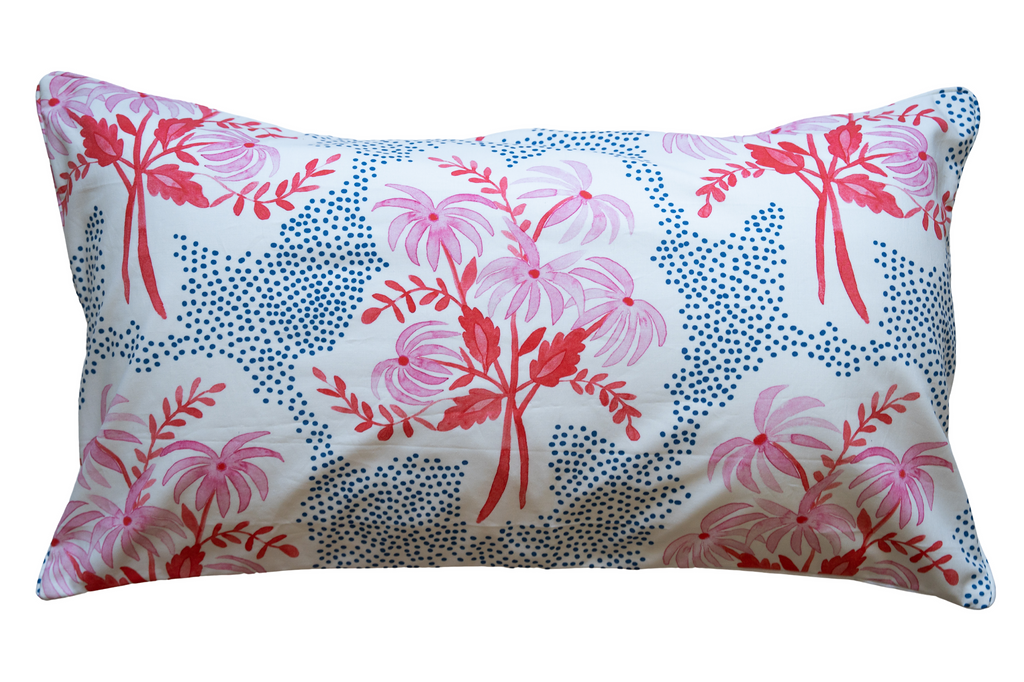 Pink Bouquet Oversized Pillow Cover